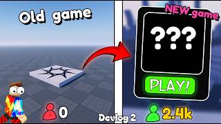 Information I Made a VIRAL Roblox game from my Old Game! | Devlog 2 Update