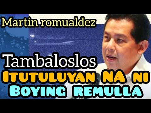 MARTIN ROMUALDEZ SINO ANG MGA ILALAGLAG... MAGTUTURUAN NA?