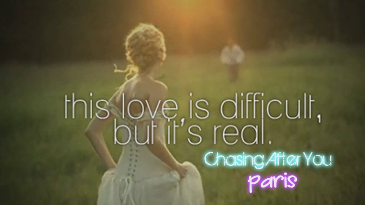 ive been chasing everything - YouTube