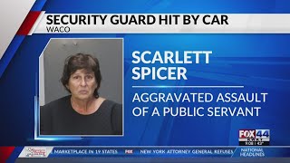 Woman held after Hillcrest security guard hit by car