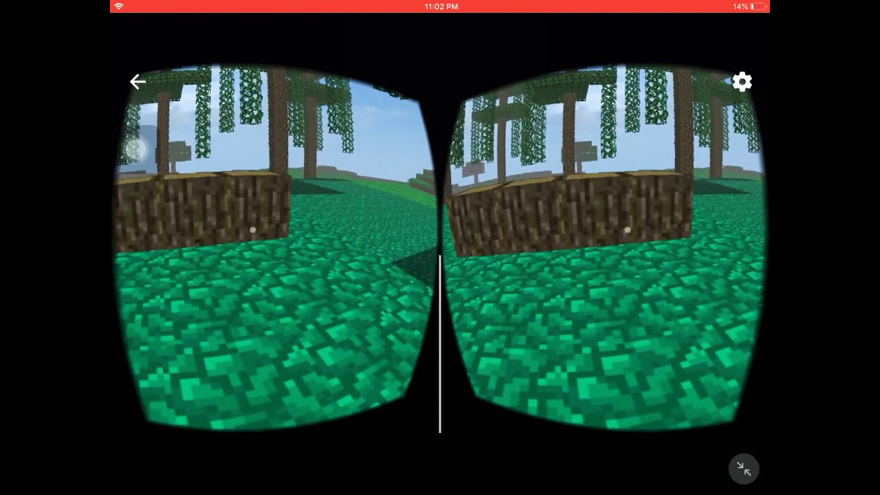 Playing Mineforge/Minecraft in vr - YouTube