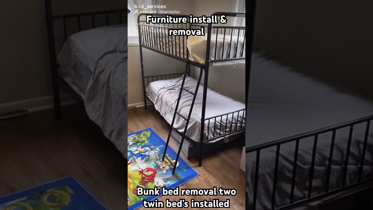 Furniture install and removal get your estimate today.