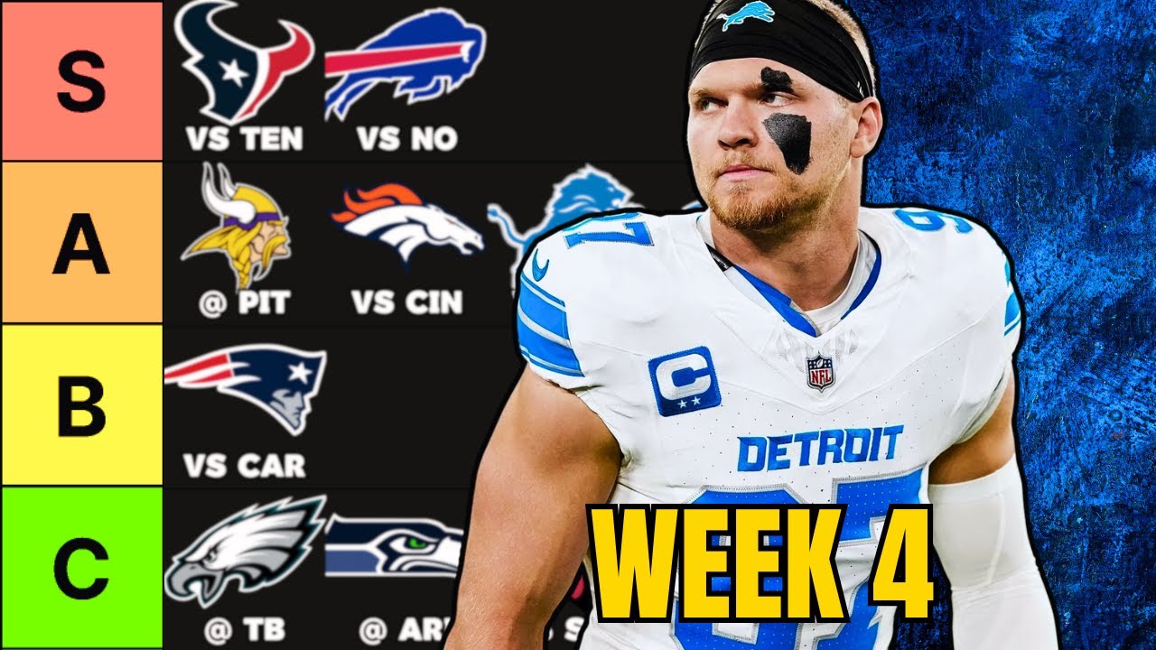 Top 12 Defense Rankings For Week 4 Fantasy Football