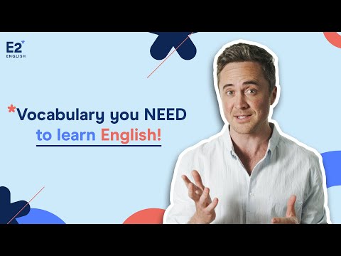 Vocabulary you NEED to learn English!