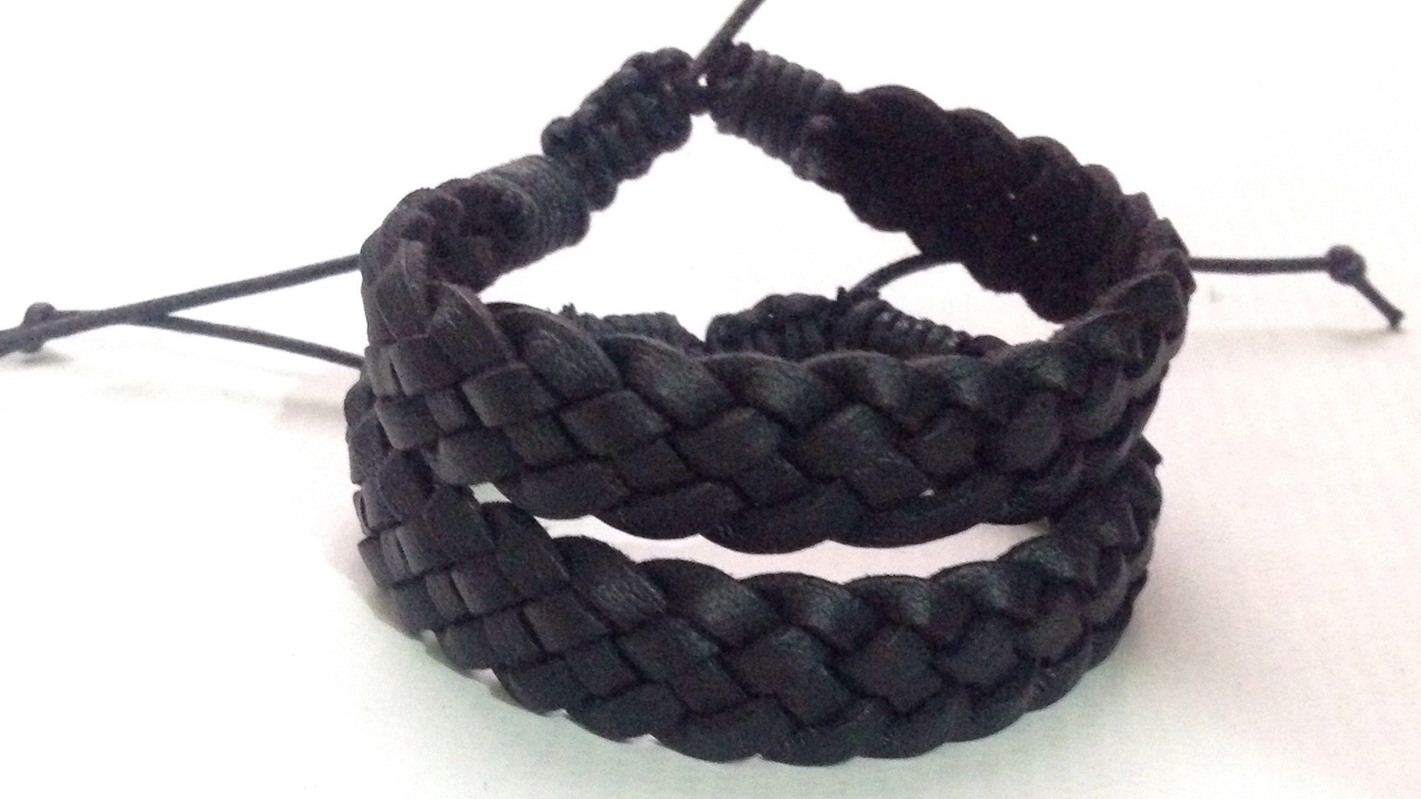 8 Leather Bracelet DIY, how to make leather bracelet