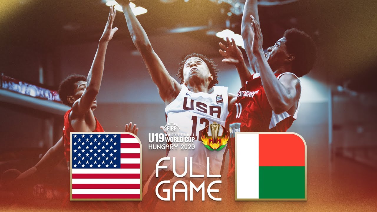 USA v Madagascar Full Basketball Game FIBA U19 Basketball World Cup 2023