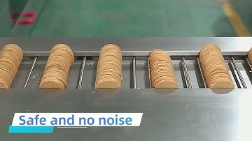 Skywin Auto Stacking And Feeding To Sandwiching Machine Connect On Edge Packing Machine