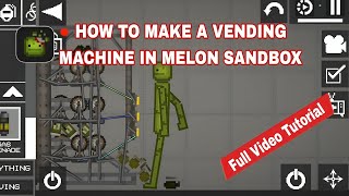 How to make a Vending Machine in Melon Sandbox #gaming #tutorial #foryou #fyp  screenshot 4