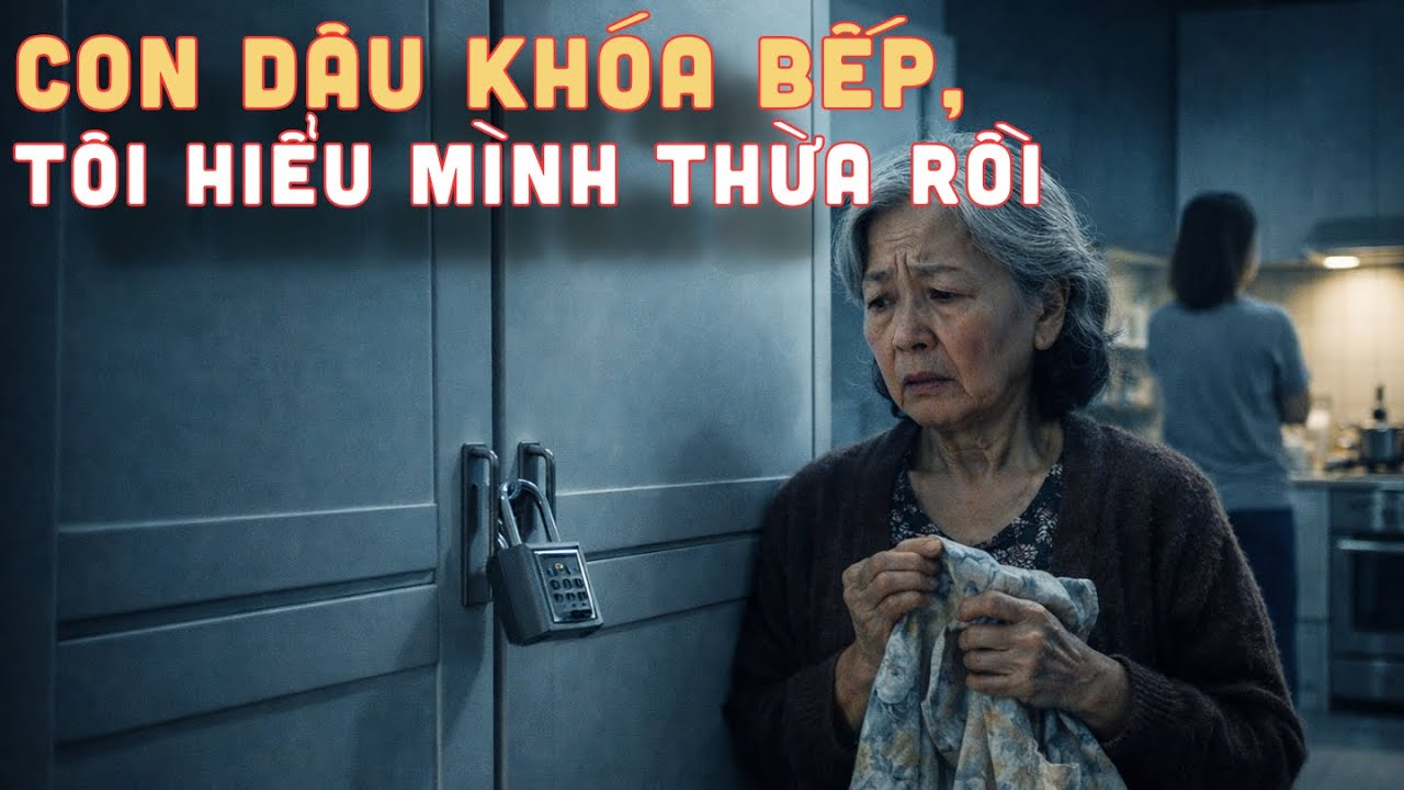 Tâm sự tuổi già: Con dâu khóa bếp, tôi hiểu mình không còn chỗ đứng