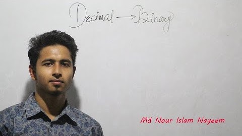 ডেসিমেল থেকে বাইনারি সংখ্যায় রুপান্তর(পূর্ণ সংখ্যা)। Conversion from decimal to binary number. 11-12