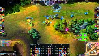 Leona flash cancel in action