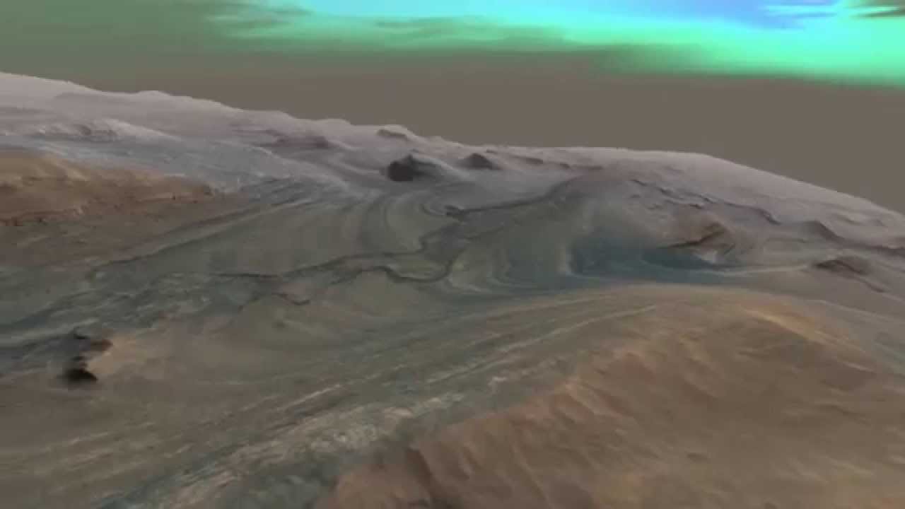 Mars in Virtual Reality - JanusVR - Gale Crater - NASA HiRISE Camera VR