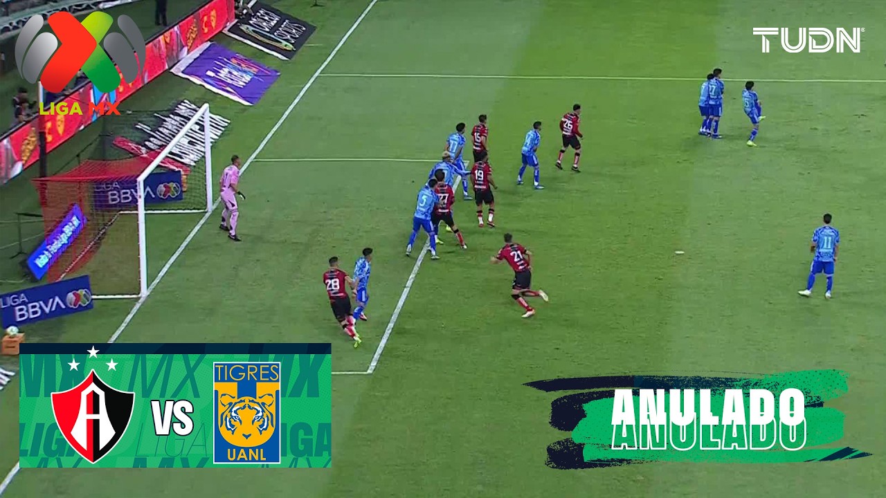 ¡GOLAZO..Pero no cuenta! POLÉMICA | Atlas vs Tigres | Liga MX - Jornada ...