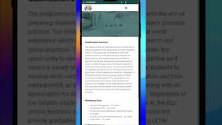 Department of Business Management Degree Courses