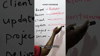 office words and hausa meaning #LearnEnglish #koyanturanci