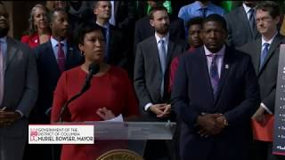 Mayor Bowser Opens Office of Neighborhood Safety & Engagement, 10/25/17