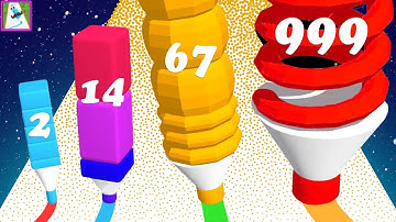 Crayon Rush 3D - Color Math Games