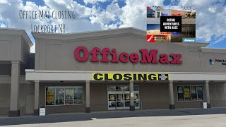  Office Max  Closing Lockport NY