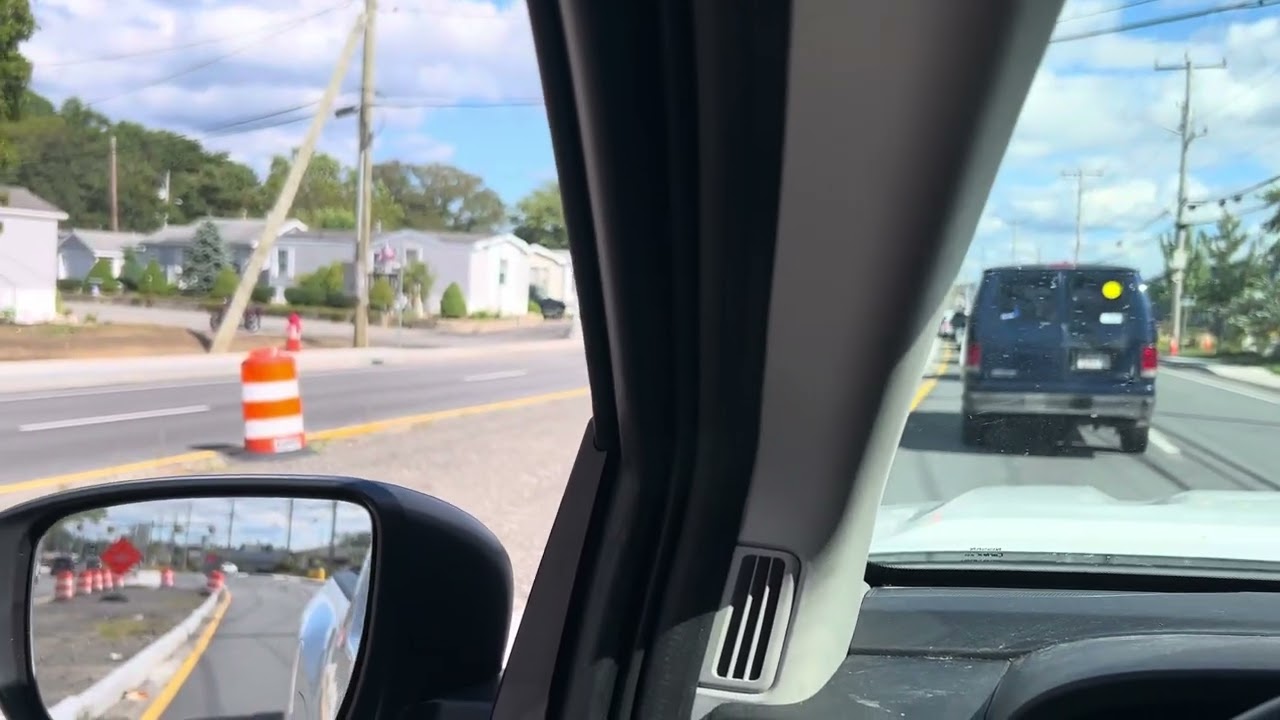 Ambulance racing to a call  on route 28 Wareham ma