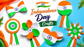 Stunning Tricolor Paper Crafts Independence Day Crafts Easy Republic day Craft Ideas Paper DIY