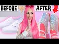 I Followed Amber Scholl's DIY Bling Sneakers Tutorial... *OOF*