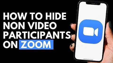How To Hide Non-Video Participants on Zoom in Android Phone | Zoom Tutorial