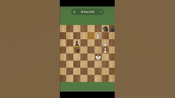 Chess.com | Daily Puzzle | 28/09/2025 #shorts #chesscom