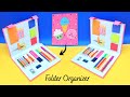 Diy how to make folder organizer at home with waste cardboardbest out of wastepencil organizer