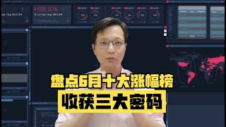 盘点6月十大涨幅榜：除了集泰股份，还有谁？收获了哪三大密码？