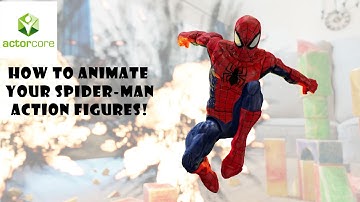 Animate your Spider-Man Action Figures - Reallusion AccuRIG & ActorCore!  #animation #spiderman