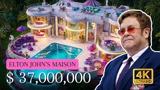 Step Inside Elton John's $37 Million Mansion – You Won't Believe What's Inside!