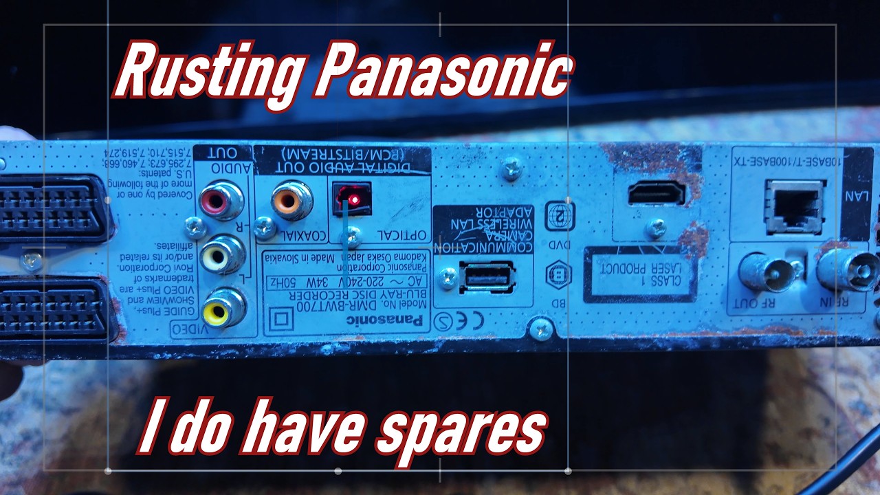 Panasonic's best Blu Ray has CORRODED out - YouTube