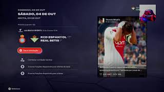 RECONSTRUINDO REAL BETIS NO MODO CARREIRA NO FC 26 ANTONY EM CAMPO ELE IR PRA SELEÇÃO BRASILEIRA,.