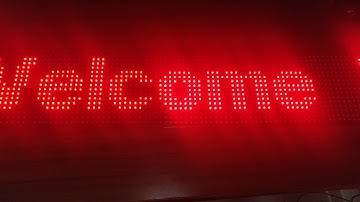 P10 module and Raspberry Pi based LED Notice board