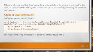 Fixing undefined Value Errors with React's createContext and useReducer in TypeScript Profile