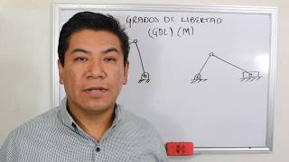 Grados de libertad (GDL) en un mecanismo.