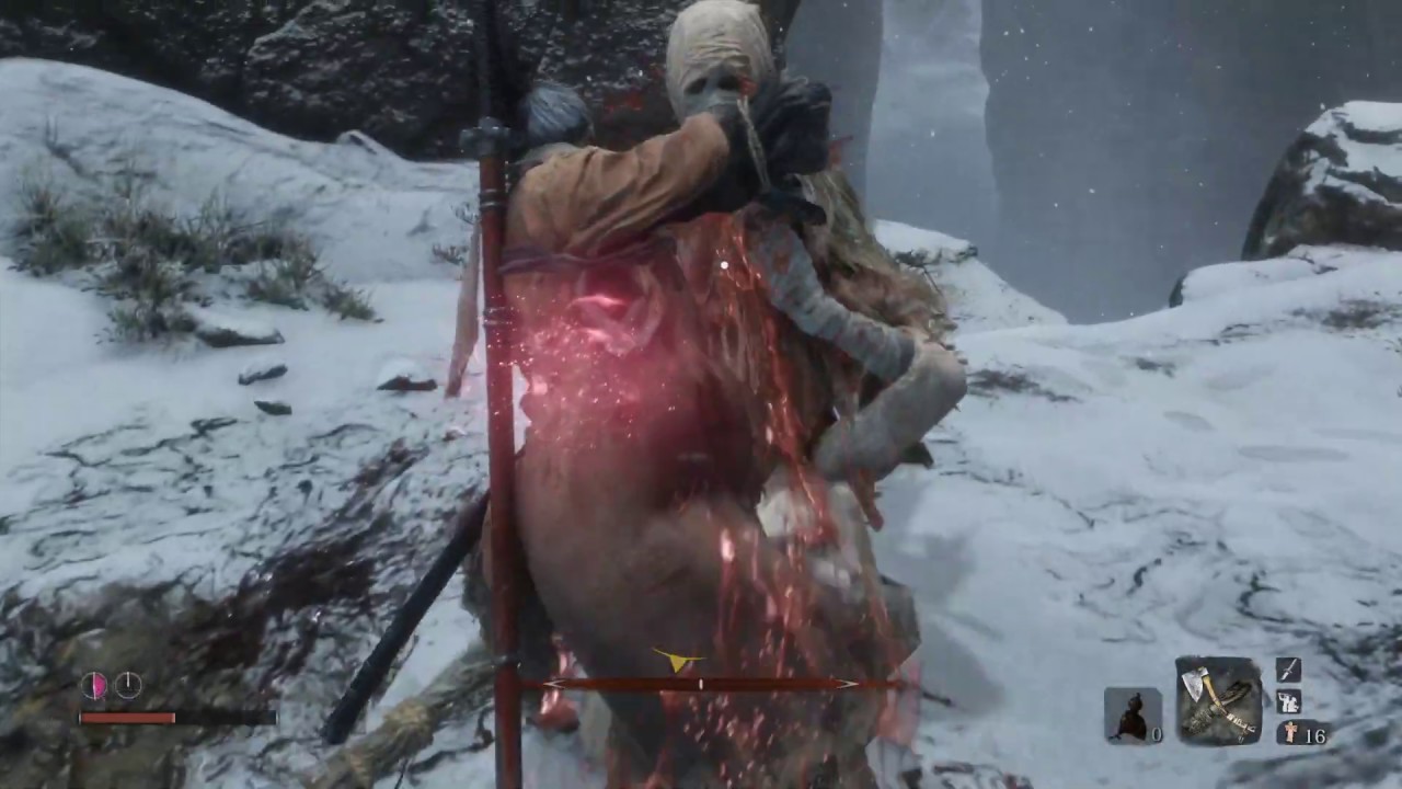 Sekiro: Shadows Die Twice Snake Eyes Shirafuji Mini Boss Battle Stealth Attack
