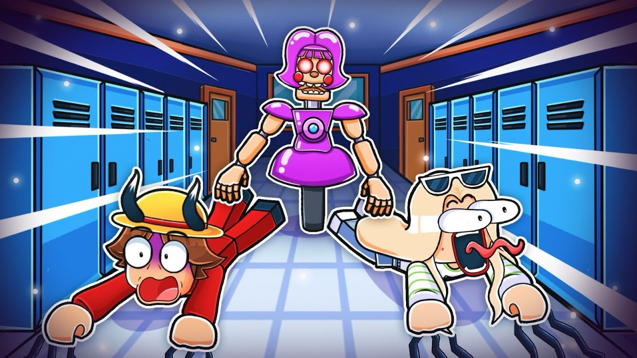 We ESCAPED the Animatronics School In Roblox..