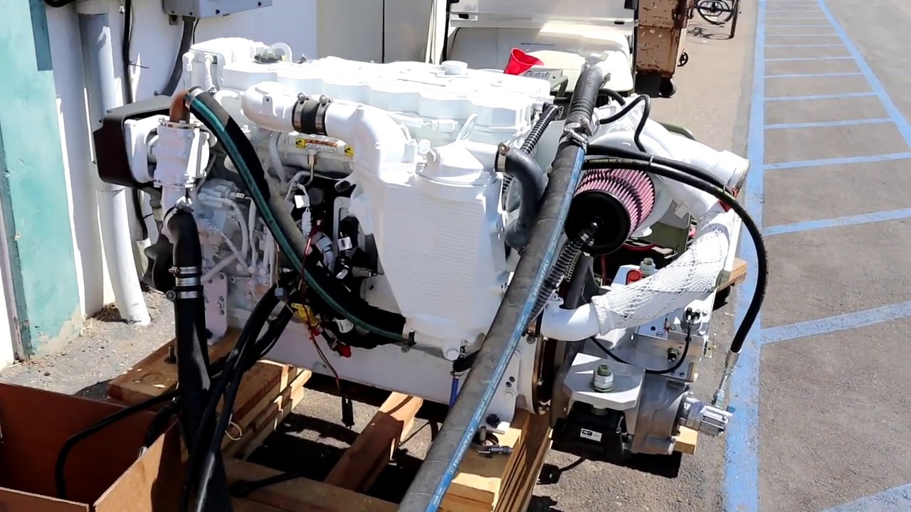 Cummins Marine QSB 5.9 480HP Engine Test