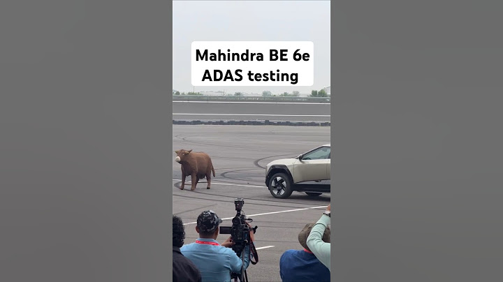ADAS test of the Mahindra BE 6e Electric SUV. Launched at just Rs 18.90.
