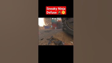 sneaky Ninja Defuse 🥷🤫.#shorts #callofduty #warzone #cod