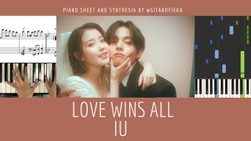 Love Wins All - IU | Piano Cover with Sheet | Chord | Tutorial