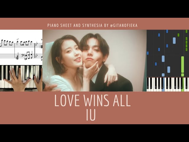 Love Wins All - IU | Piano Cover with Sheet | Chord | Tutorial class=