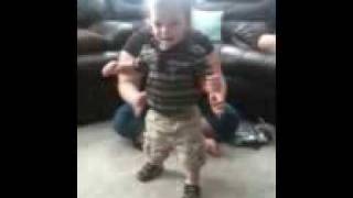 Caleb's first steps!