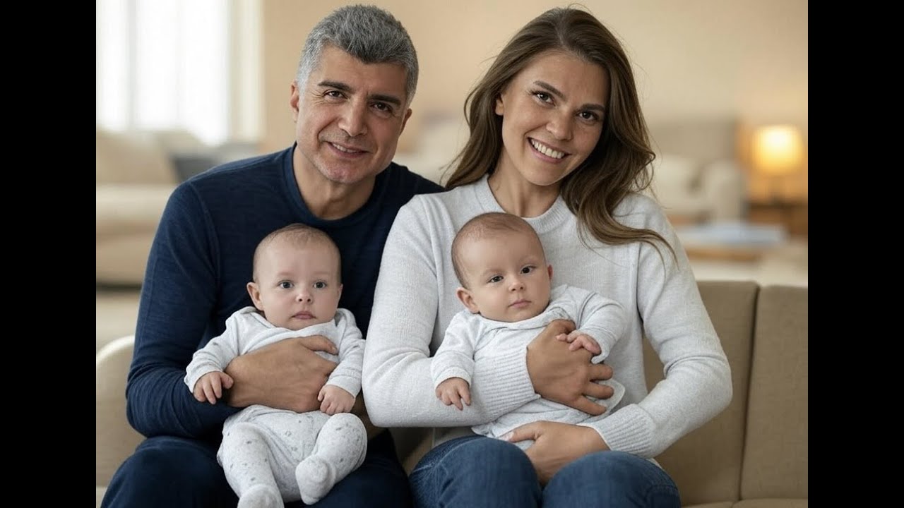 Özcan Deniz and Aslı Enver met with their twin babies: The first family  photo arrived! - YouTube