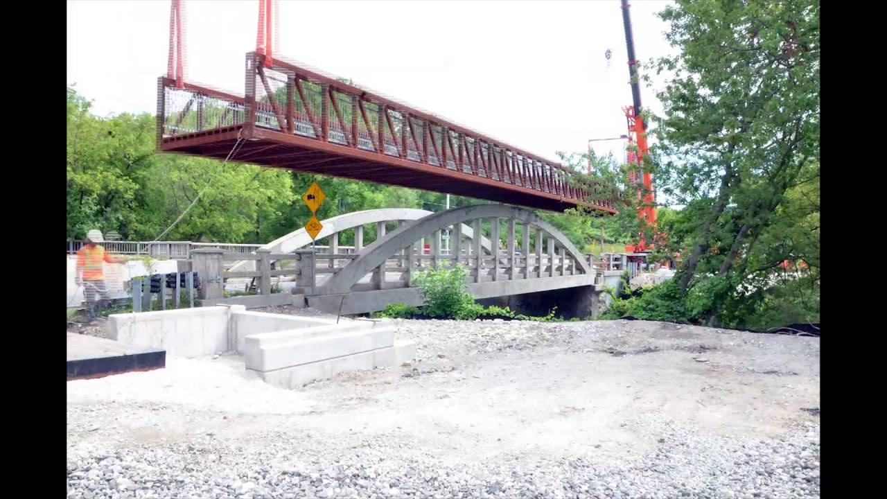 Pottery Road Pedestrian Bridge Extends Lower Don Trail Network