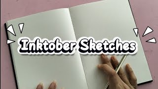 Planning My First Inktober 2025 | Sketch with me