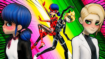 [Miraculous Ladybug MULTIVERSE] GOOD Shady Bug & Claw Noir Transformation (+ DUET)