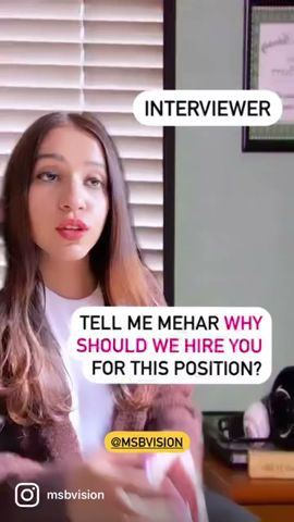 Interview Question - Why should we hire you? #meharsindhubatra #interviewprep