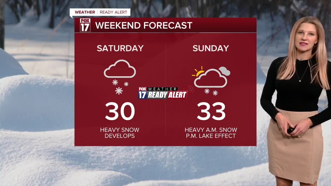 Friday PM Forecast: Winter storm this weekend - YouTube